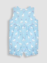 JoJo Maman Bébé Blue Duck Dungarees - Image 2 of 3