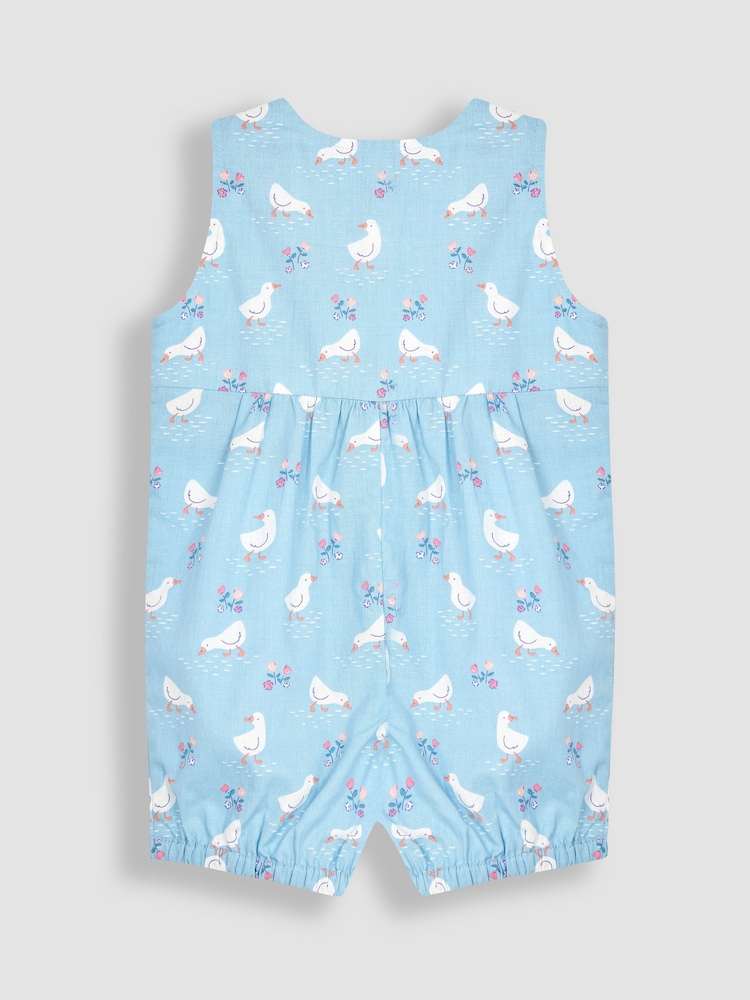 JoJo Maman Bébé Blue Duck Dungarees - Image 2 of 3