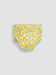JoJo Maman Bébé White Lemon Bloom Smocked Dress - Image 4 of 4
