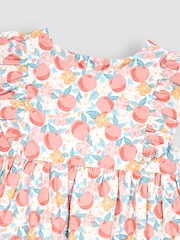 JoJo Maman Bébé Pink Peach Pretty Summer Dress - Image 2 of 3