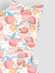 JoJo Maman Bébé Pink Peach Pretty Summer Dress - Image 3 of 3
