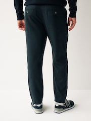 Black Linen Viscose Drawstring Trousers - Image 4 of 7