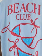 Skinnydip Blue Club California T-Shirt - Image 5 of 5