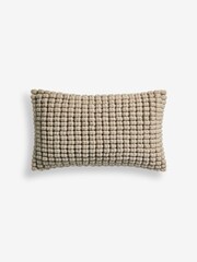 Dark Natural 40 x 59cm Global Bobble Cushion - Image 2 of 4