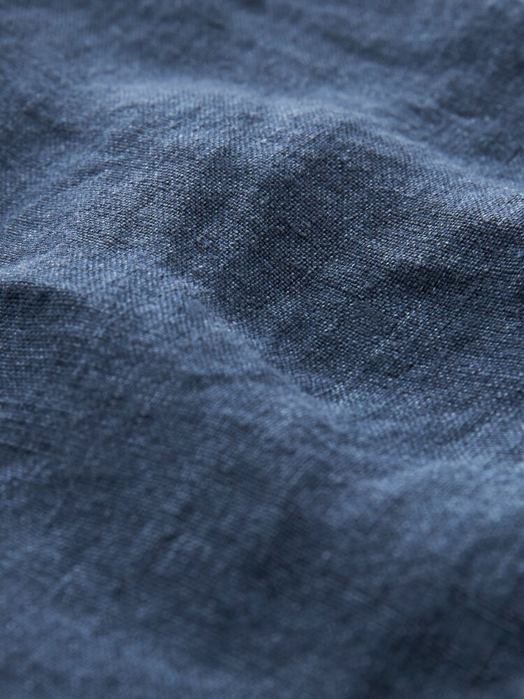 Navy Blue Signature Leomaster Italian Delave 100% Linen Drawstring Trousers - Image 13 of 13 Navy Blue Signature Leomaster Italian Delave 100% Linen Drawstring Trousers - Image 13 of 13