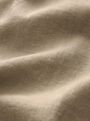 Stone Natural Linen Viscose Drawstring Trousers - Image 11 of 11