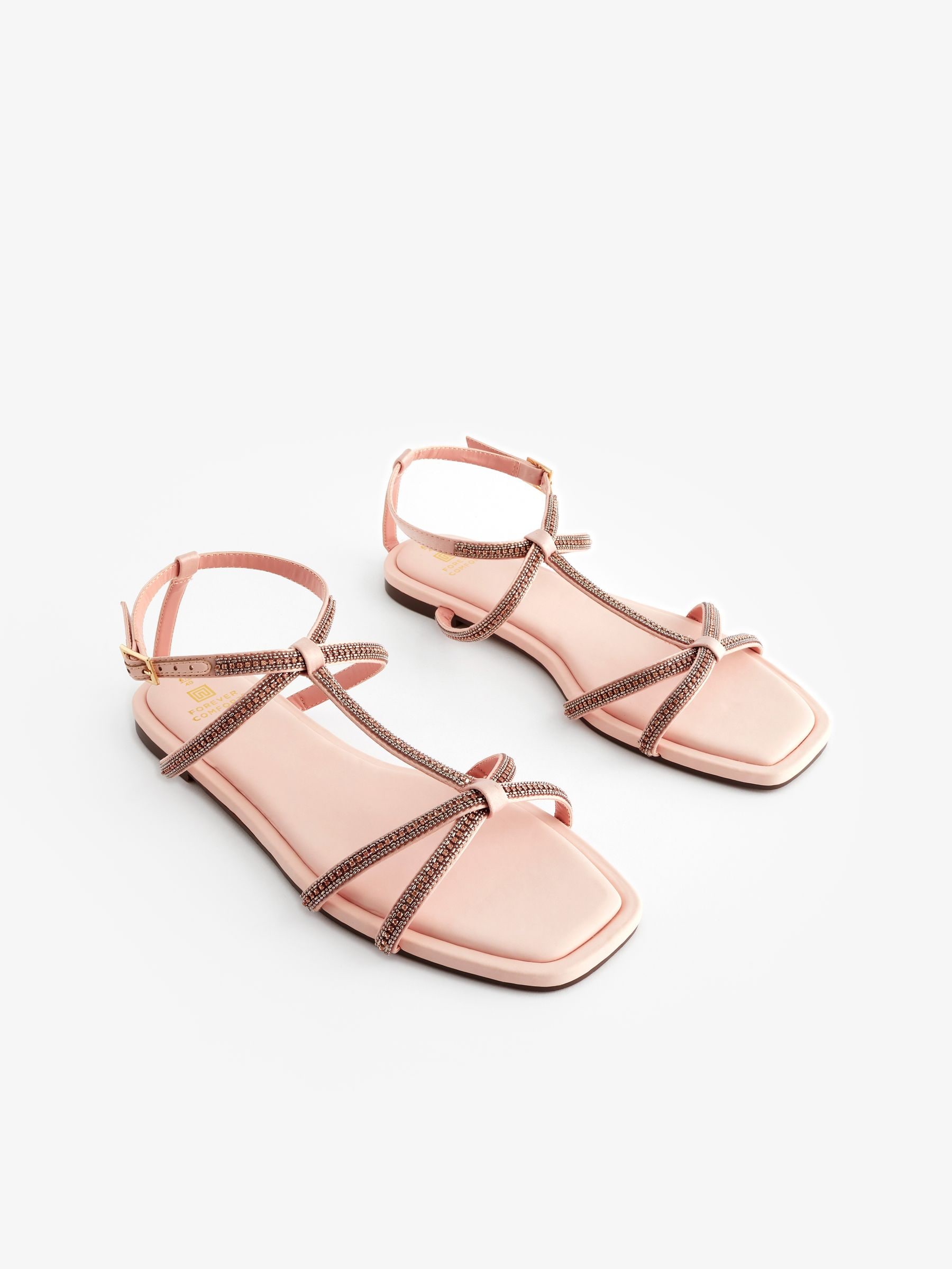 Sandales rose pale shop