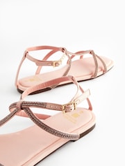 Blassrosa - Forever Comfort® Verzierte Riemensandalen - Bild 6 von 6