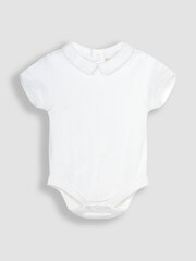 JoJo Maman Bébé Blue 2-Piece Chicks Embroidered Dungarees & Body Set - Image 5 of 5