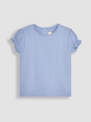 JoJo Maman Bébé Lilac Purple Pretty T-Shirt - Image 1 of 3