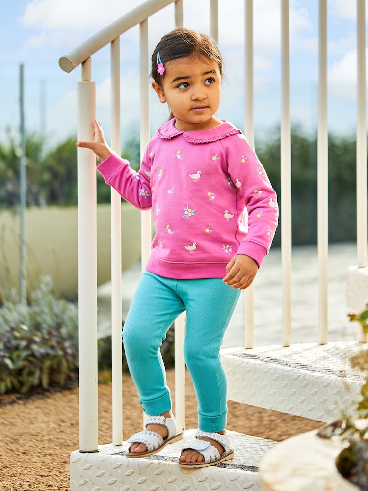 JoJo Maman Bébé Gerippte Leggings im 2er-Pack - Bild 6 von 6