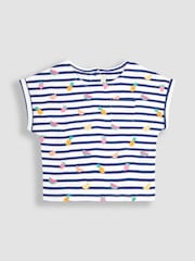 Футболка с вышивкой JoJo Maman Bébé - Изображение 1 из 3
