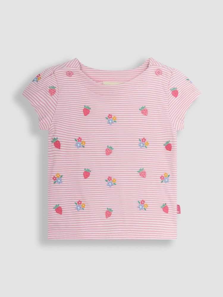 Camiseta con bordado de Jojo Maman Bébé - Imagen 1 de 3