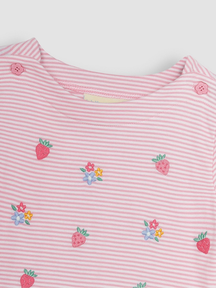 Camiseta con bordado de Jojo Maman Bébé - Imagen 2 de 3