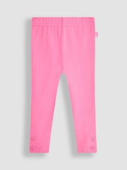 JoJo Maman Bébé Periwinkle Purple Butterfly Floral & Pink 2-Pack Leggings - Image 4 of 5