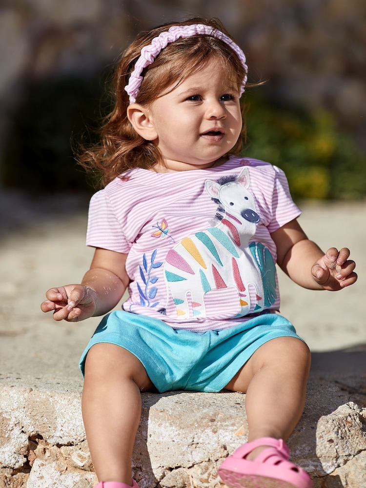JoJo Maman Bébé 2-Pack Pretty Shorts - Image 2 of 6