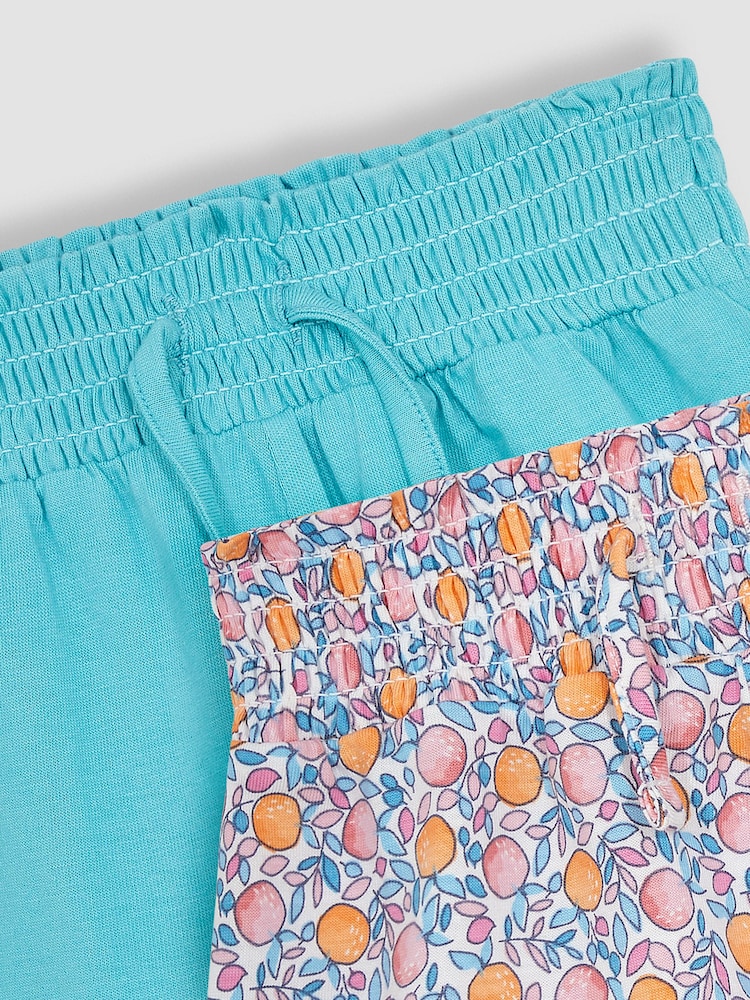 JoJo Maman Bébé 2-Pack Pretty Shorts - Image 6 of 6