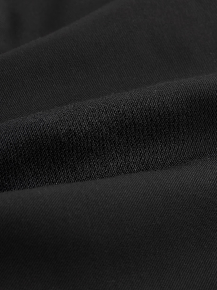 Noir - Slim Fit (Slim Fit) - Lot de 2 pantalons intelligents unis sur le devant - Image 10 of 10