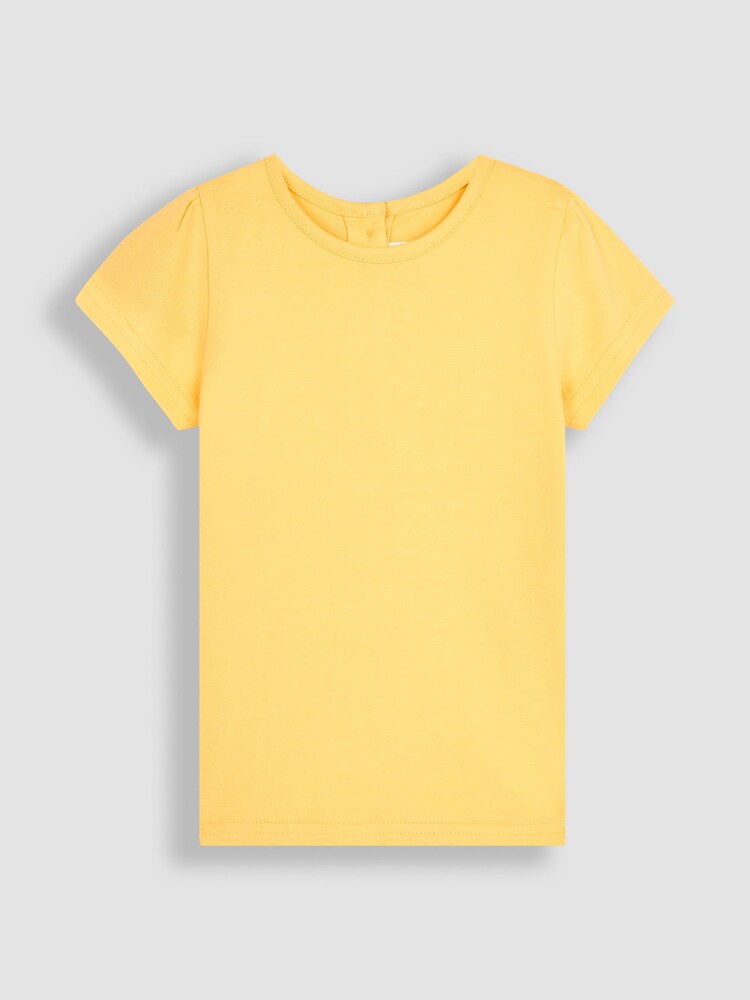 JoJo Maman Bébé Pink Strawberry Garden & Yellow 2-Pack T-Shirts - Image 3 of 3 JoJo Maman Bébé Pink Strawberry Garden & Yellow 2-Pack T-Shirts - Image 3 of 3