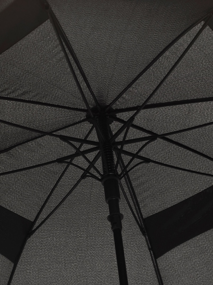 Calvin Klein Golf Black Solid Colour Vented Umbrella - Image 5 of 5
