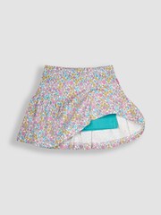 JoJo Maman Bébé Pink Jungle Floral Print Skort - Image 2 of 3