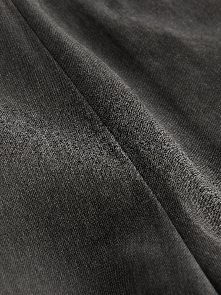 Grau - Reguläre Passform - Elegante Hose ohne Bundfalte - Bild 10 von 10