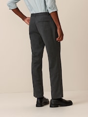 Grau - Reguläre Passform - Elegante Hose ohne Bundfalte - Bild 3 von 10