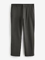 Grau - Reguläre Passform - Elegante Hose ohne Bundfalte - Bild 7 von 10