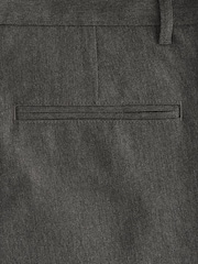 Grau - Reguläre Passform - Elegante Hose ohne Bundfalte - Bild 9 von 10
