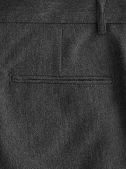 Grey Slim Fit Plain Front Smart Trousers - Image 9 of 10