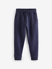 Navy Soft Jersey Regular Fit Joggers (3-16yrs) - Image 1 of 3