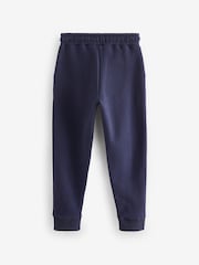 Navy Soft Jersey Regular Fit Joggers (3-16yrs) - Image 2 of 3