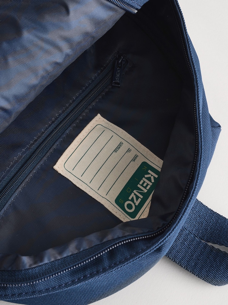 KENZO KIDS Blue Elephant Logo Backpack - Image 3 of 5