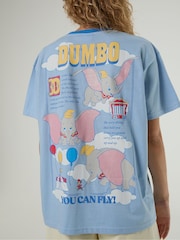 Skinnydip Blue Disney Dumbo Poster T-Shirt - Image 4 of 5