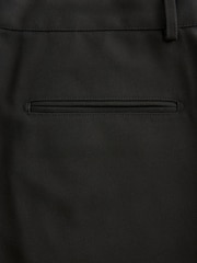 Black Regular Fit Plain Front Smart Trousers - Image 9 of 9