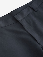 Marineblau/blau - Reguläre Passform - Elegante Hose ohne Bundfalte - Bild 7 von 9