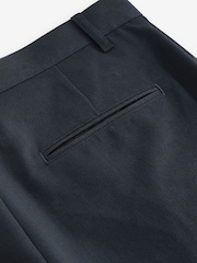 Marineblau/blau - Reguläre Passform - Elegante Hose ohne Bundfalte - Bild 8 von 9