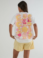 Skinnydip White The Simpsons Pink Lisa T-Shirt - Image 1 of 5