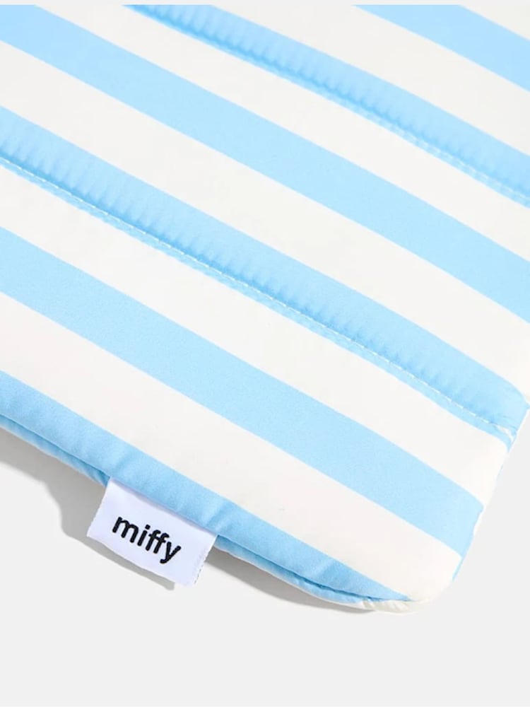 Skinnydip Blue Miffy x Stripe Stamp Laptop Sleeve 16" Bag - Image 5 of 5 Skinnydip Blue Miffy x Stripe Stamp Laptop Sleeve 16" Bag - Image 5 of 5
