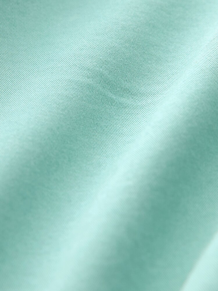 Aqua Blue Washed Cotton Elasticated Waist Shorts - Image 10 of 10