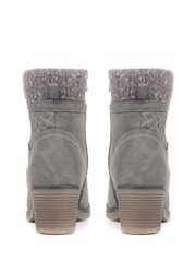 Pavers Grey Pavers Lace-Up Ankle Black Boots - Image 3 of 5