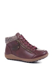 Pavers Knitted Cuff Casual Ankle Boots - Image 2 of 5
