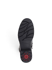 Pavers Lace-Up Black Ankle Boots - Image 5 of 5