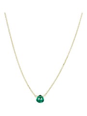 Oliver Bonas Green Dorothy Tourmaline Pendant Necklace - Image 4 of 4