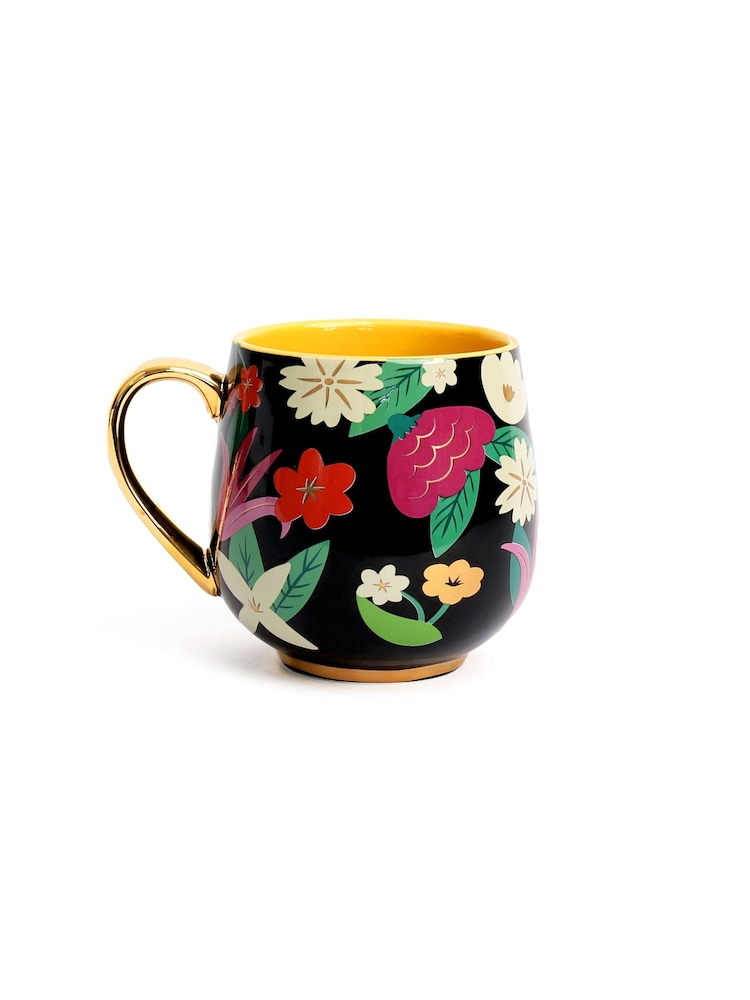Tache Set of Rounded Floral Mugs - Image 2 of 2