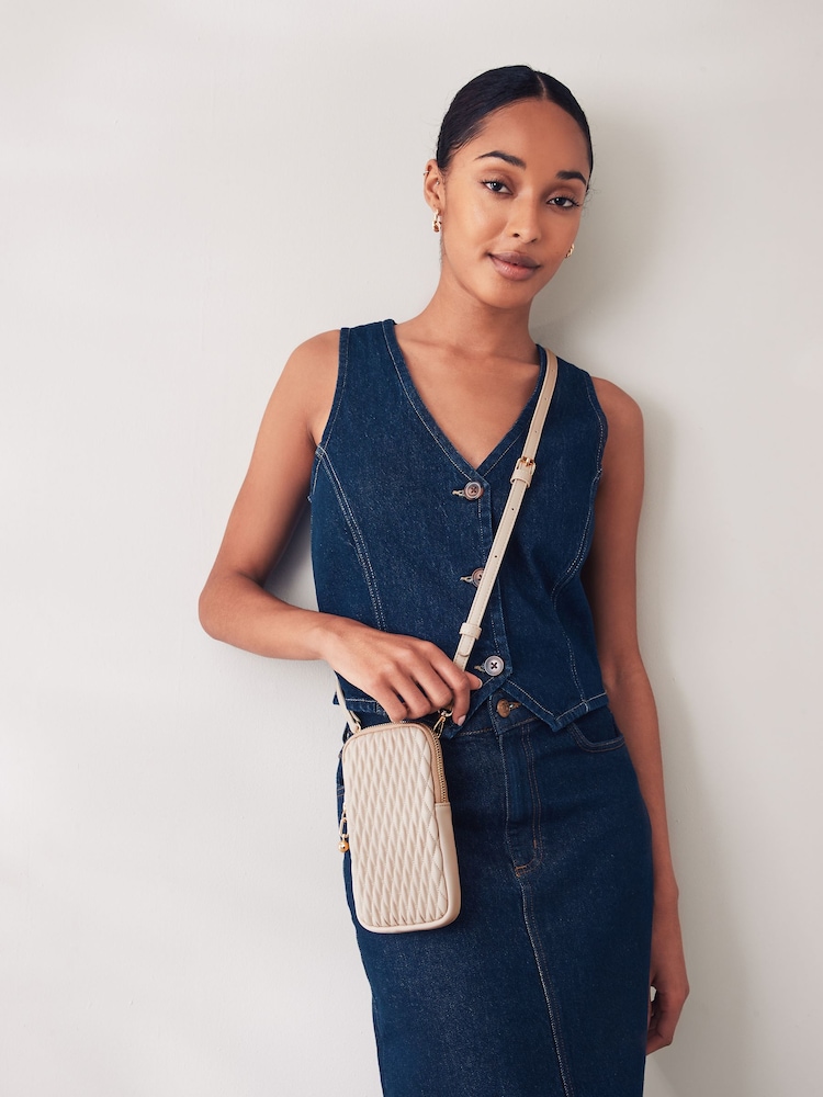 Cream Phone Case Cross-Body Bag - Image 1 of 10