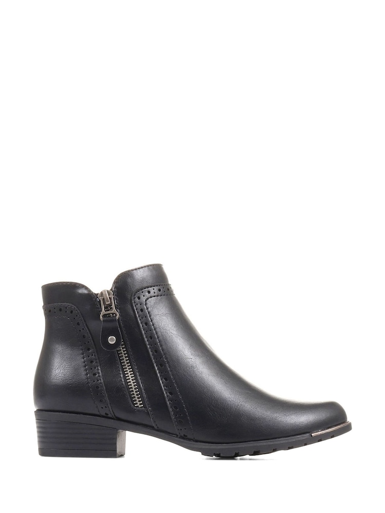 Pavers bottines noires absorbant les chocs - Image 1 de 6