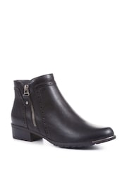 Pavers bottines noires absorbant les chocs - Image 2 de 6