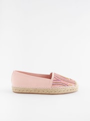 Pink Forever Comfort® Beaded Espadrilles - Image 3 of 6
