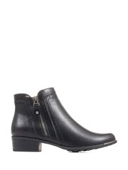 Pavers Black Chunky Ankle Boots - Image 1 of 5